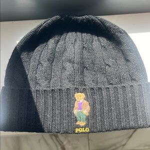 Polo by Ralph Lauren Black Knit Hat
